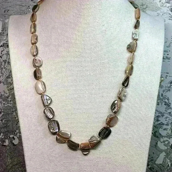 Sea Shell Abalone Necklace - Picture 1 of 4